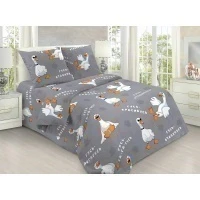 КПБ "ЭлисТ" бязь рис. 2505 вид 1 серый