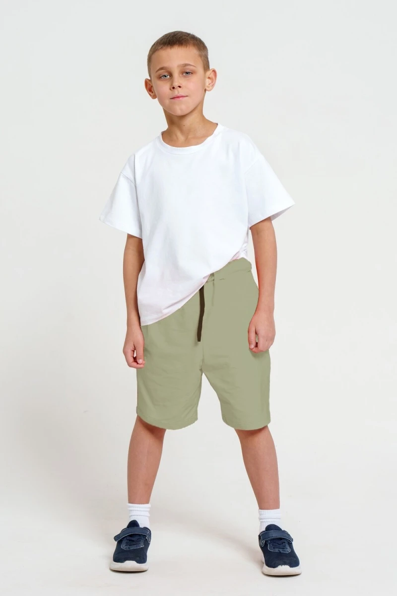 Детские шорты 25-02 (зеленый)