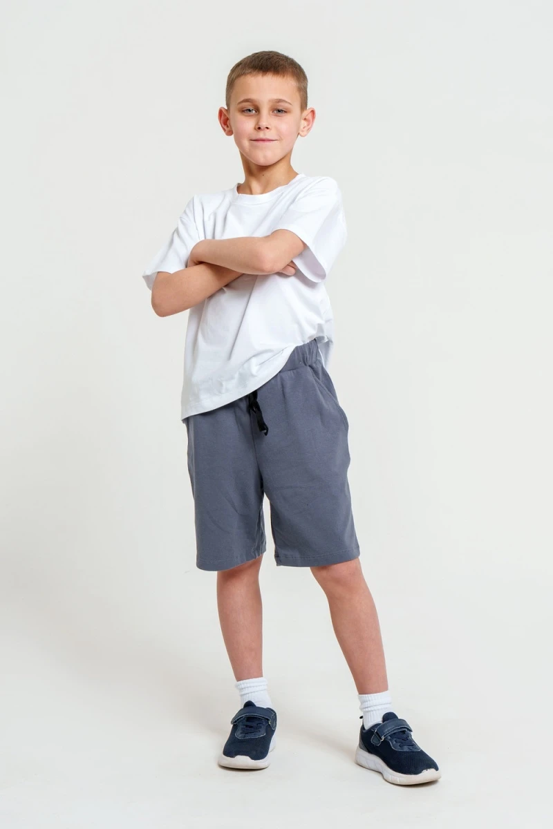 Детские шорты 25-02 (серый)