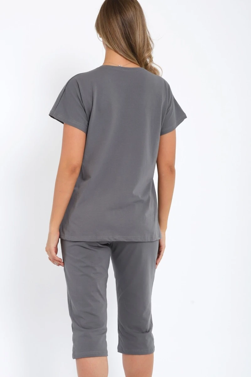 Костюм с бриджами 32088 (серый)