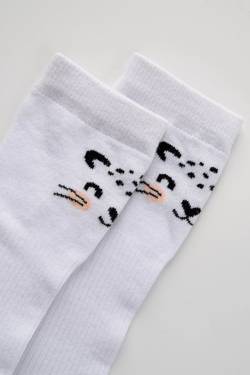 Детские гольфы Лео (набор 2 пары) (белый, желтый)