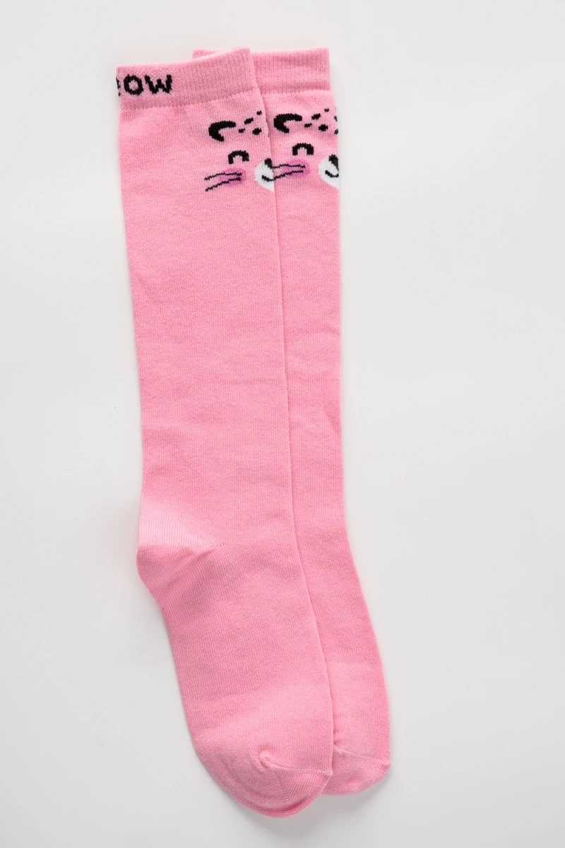 Детские гольфы Пантера (набор 2 пары) (розовый)