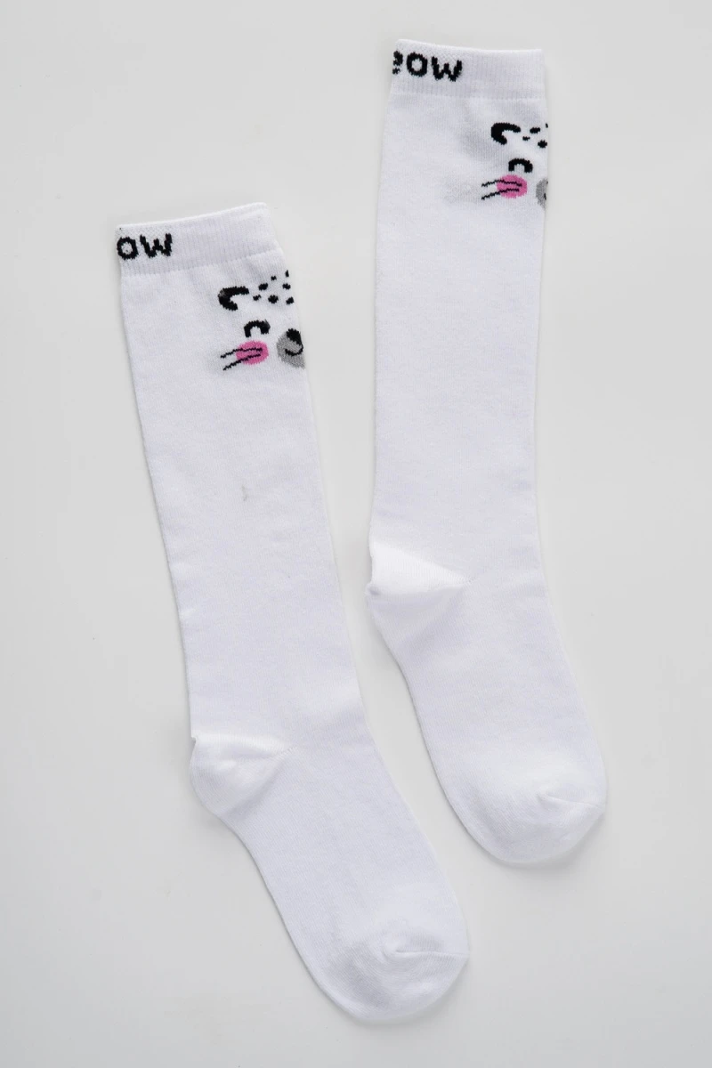 Детские гольфы Пантера (набор 2 пары) (белый)