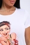 Пижама с брюками GIRL (белый)