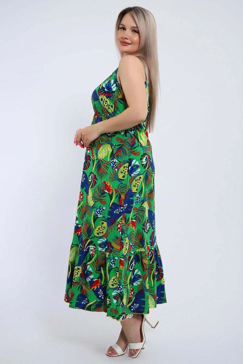 Сарафан - Тропикана - 446 - зеленый