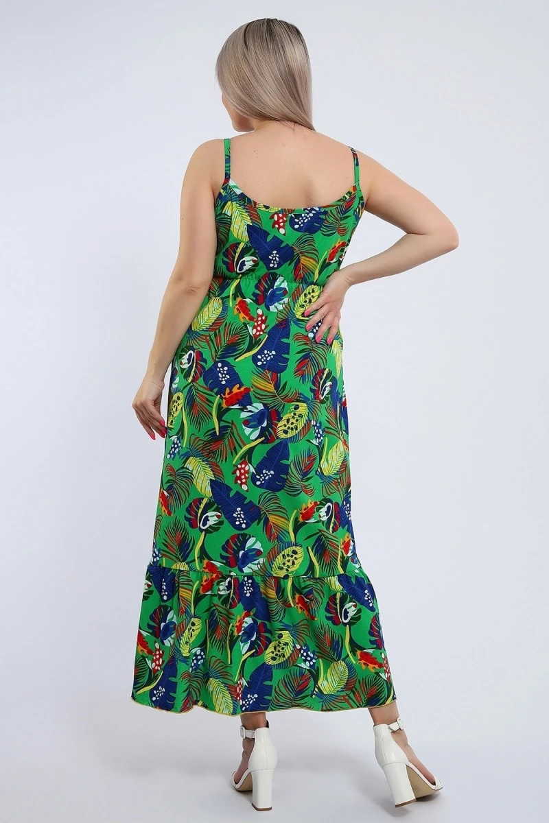Сарафан - Тропикана - 446 - зеленый