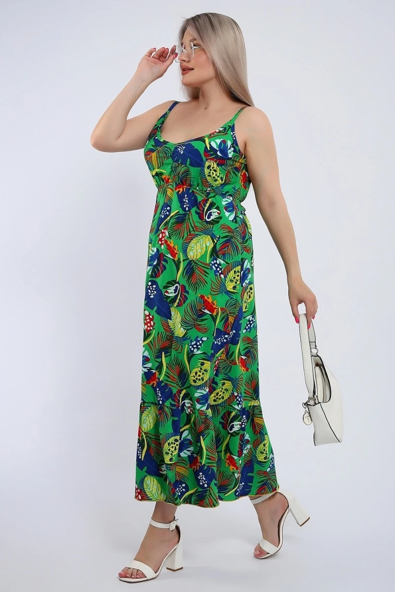 Сарафан - Тропикана - 446 - зеленый