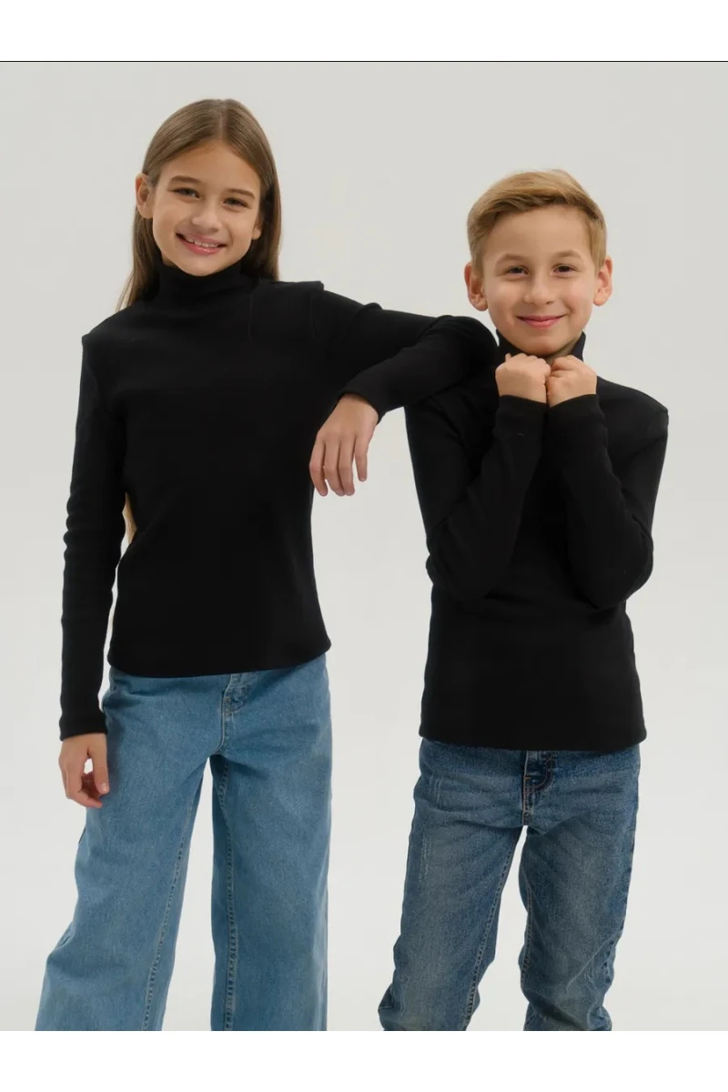 Детская водолазка ВД-01 (черный)