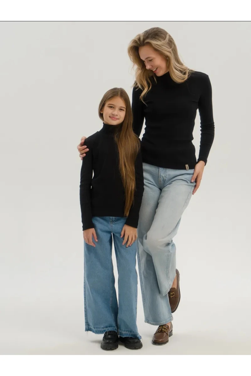 Детская водолазка ВД-01 (черный)