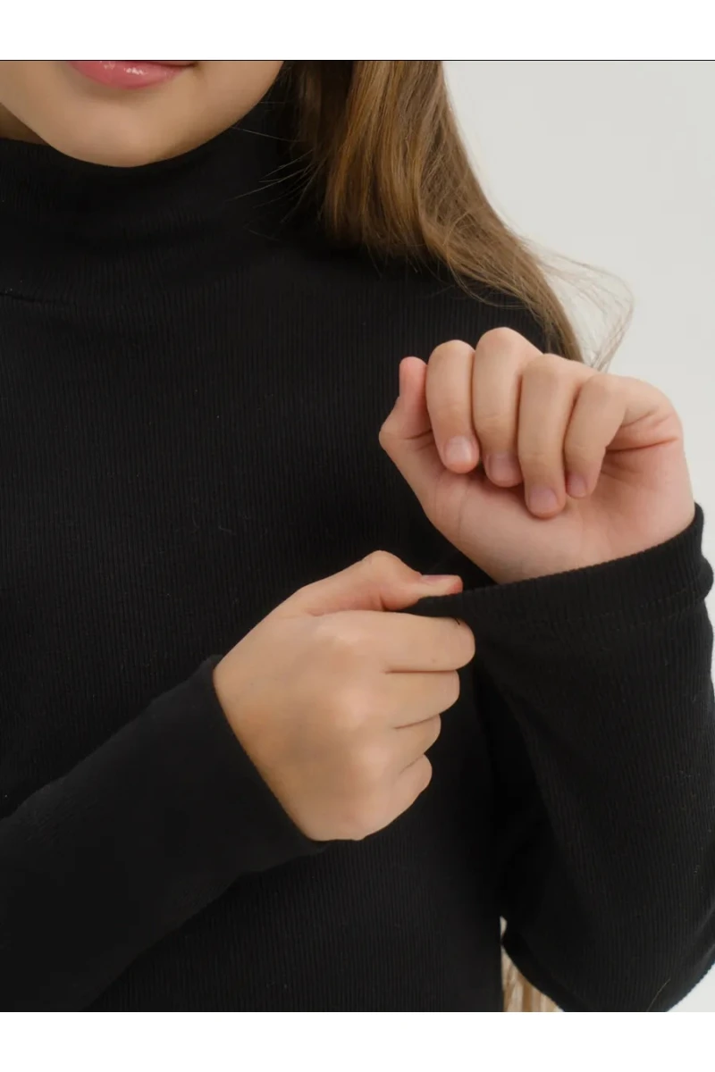 Детская водолазка ВД-01 (черный)