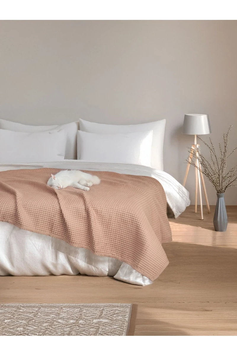 Плед Бохо (кофейный)