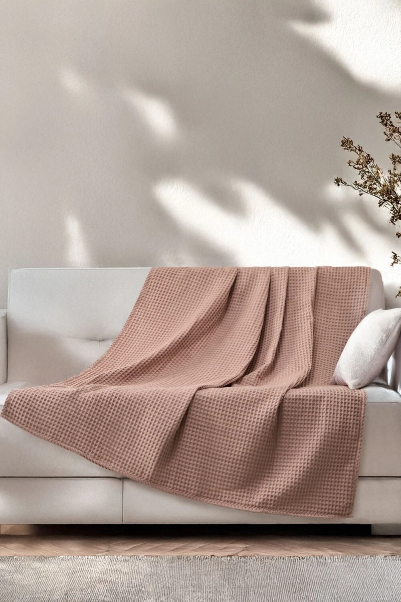 Плед Бохо (кофейный)