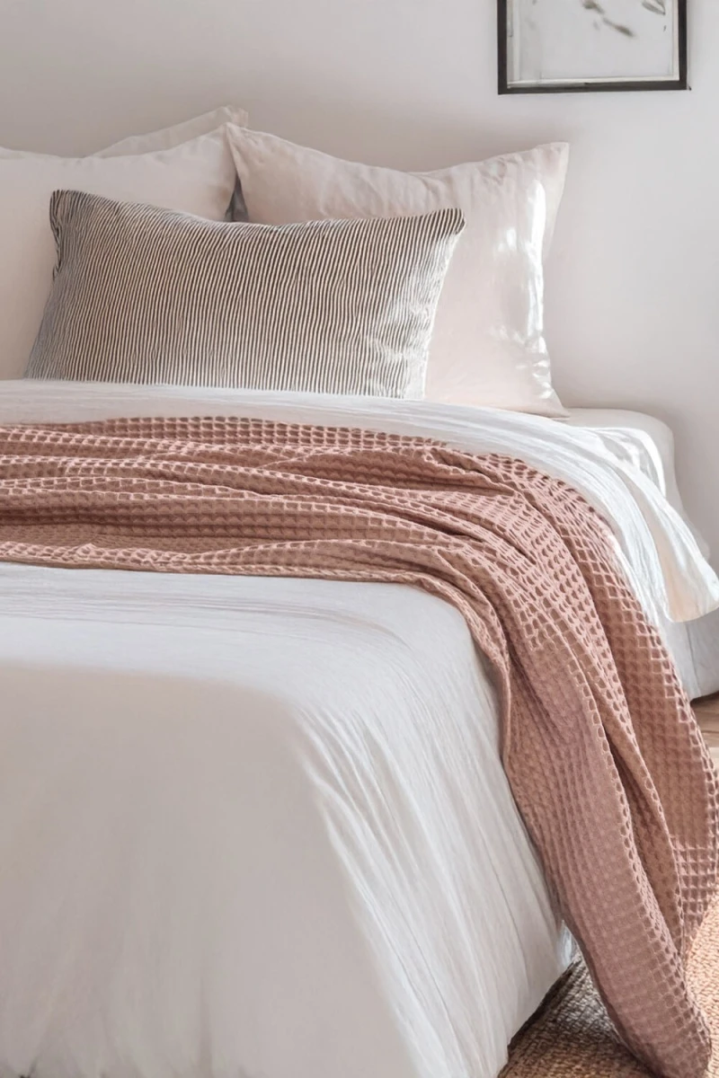 Плед Бохо (кофейный)