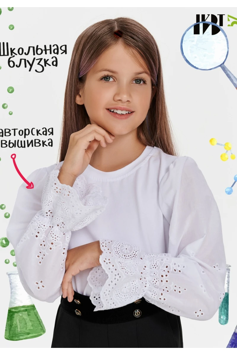 Блузка Пелагея (белый)