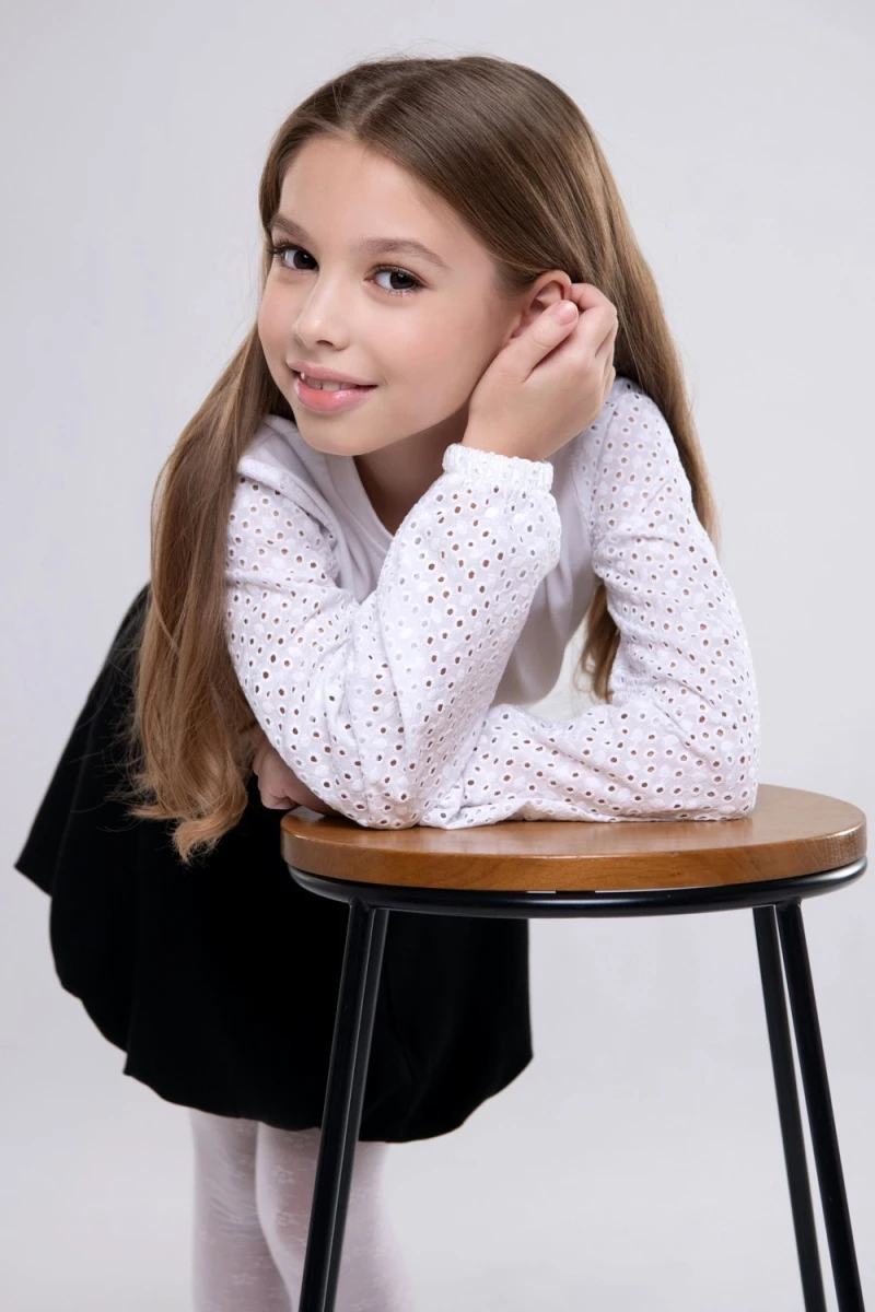 Блузка Евгения (белый)