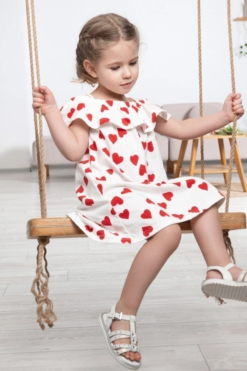 Сарафан Клюковка (молочный)