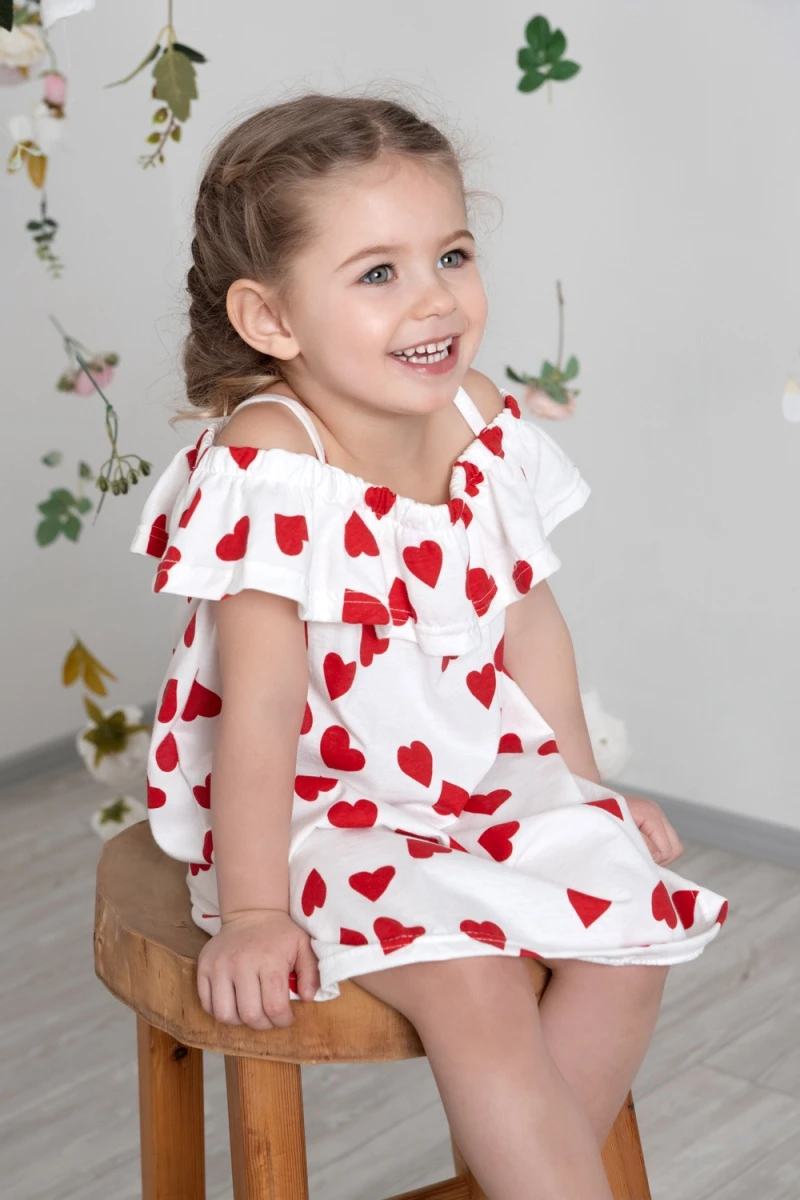 Сарафан Клюковка (молочный)