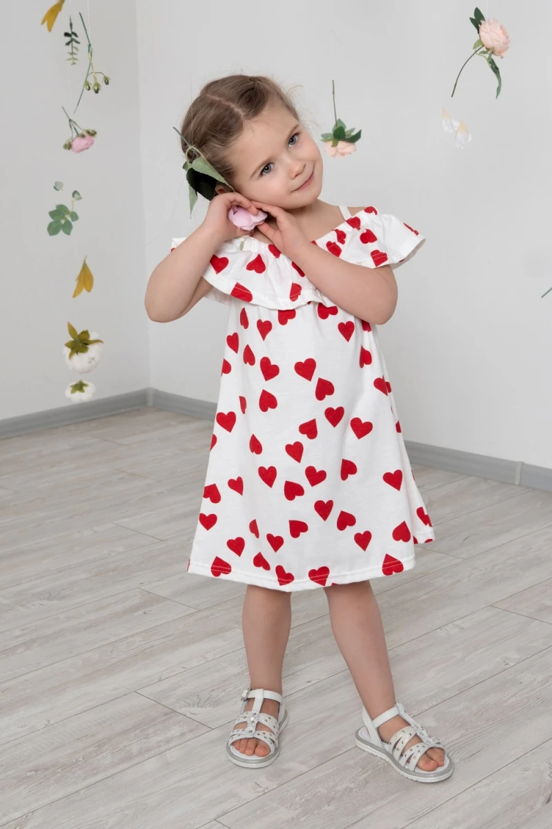 Сарафан Клюковка (молочный)