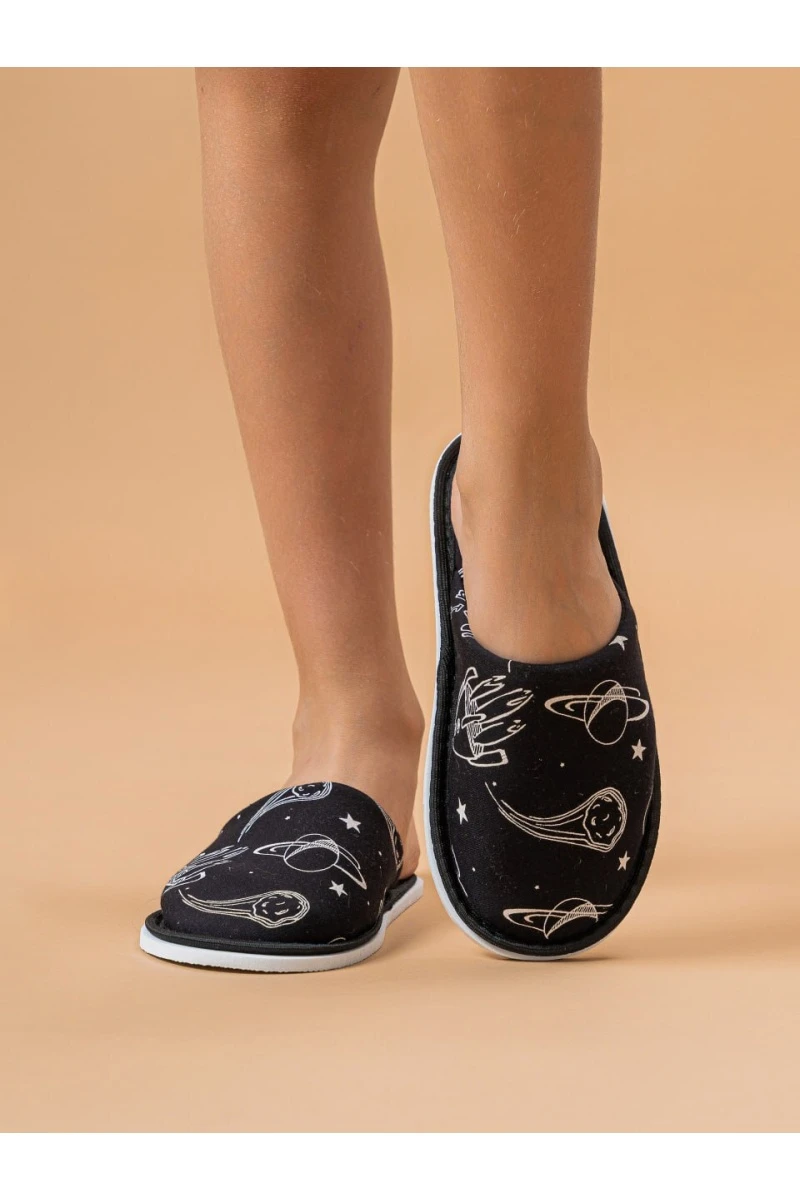 Тапки С-6ДМ(мл)-МР/ (космос/черный)