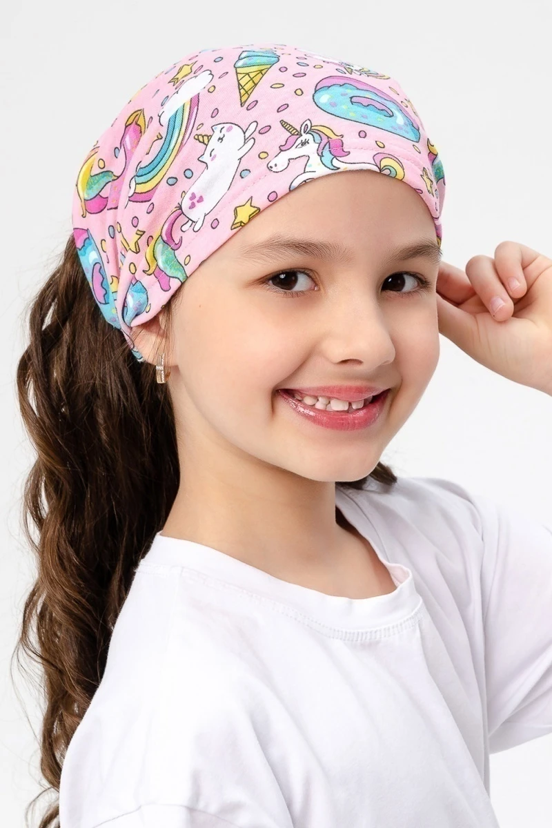 Повязка на голову ФАНТАЗИЯ (розовый)