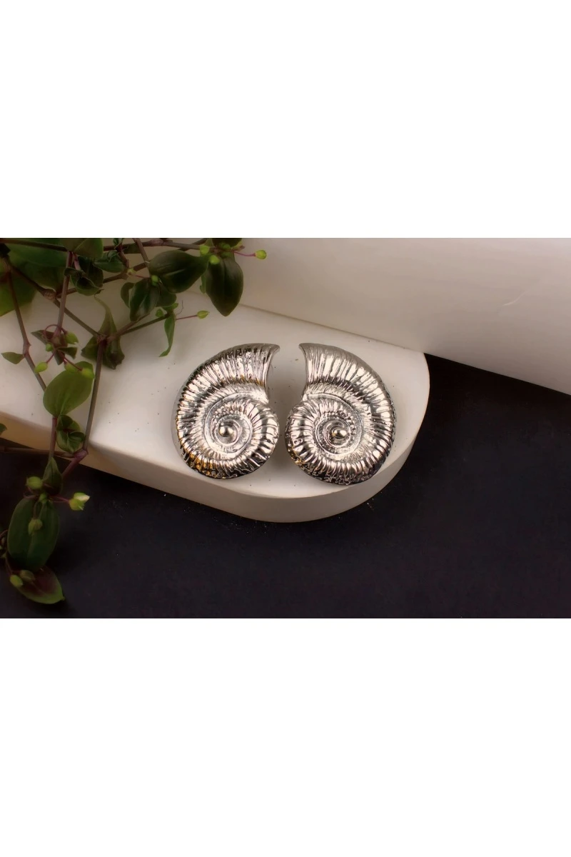 Серьги Морская симфония + Подарок (серебро)