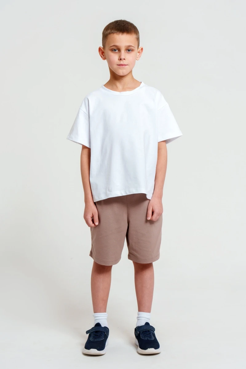 Детские шорты 25-02 (коричневый)