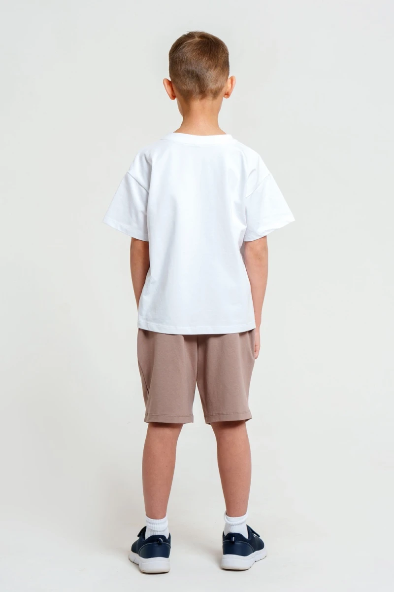 Детские шорты 25-02 (коричневый)
