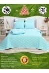 Одеяло Конопляное волокно пл. 150гр/м2, коллекция линейки Люкс из натуральных наполнителей (бирюзово-зеленый)