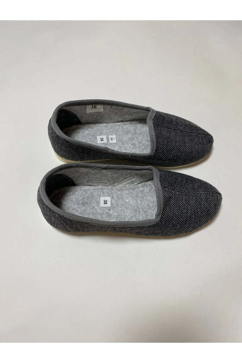 Тапки арт. 94 (серая рогожка)