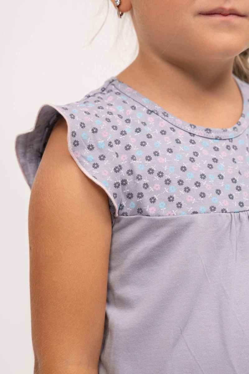 Платье 85552 (серый)