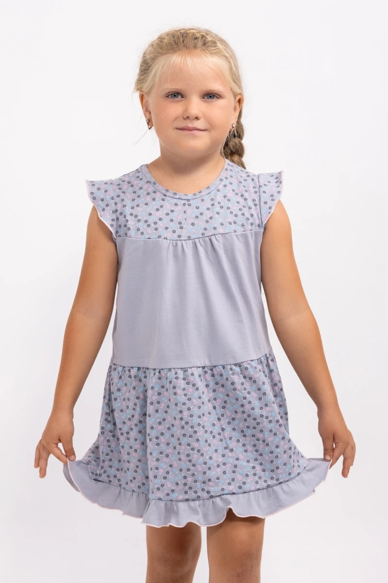 Платье 85552 (серый)