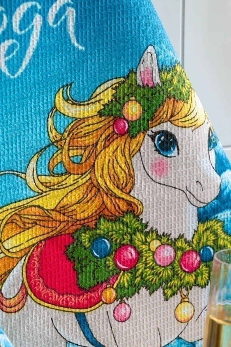 Набор полотенец Символ года Сивка-Бурка (голубой)