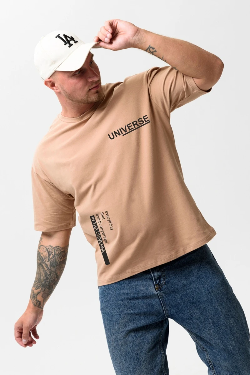 Футболка 8570 (кофе+вселенная)