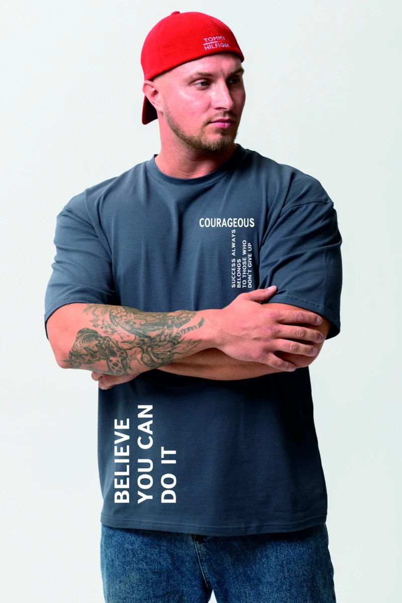 Футболка 8570 (графит+смелый)