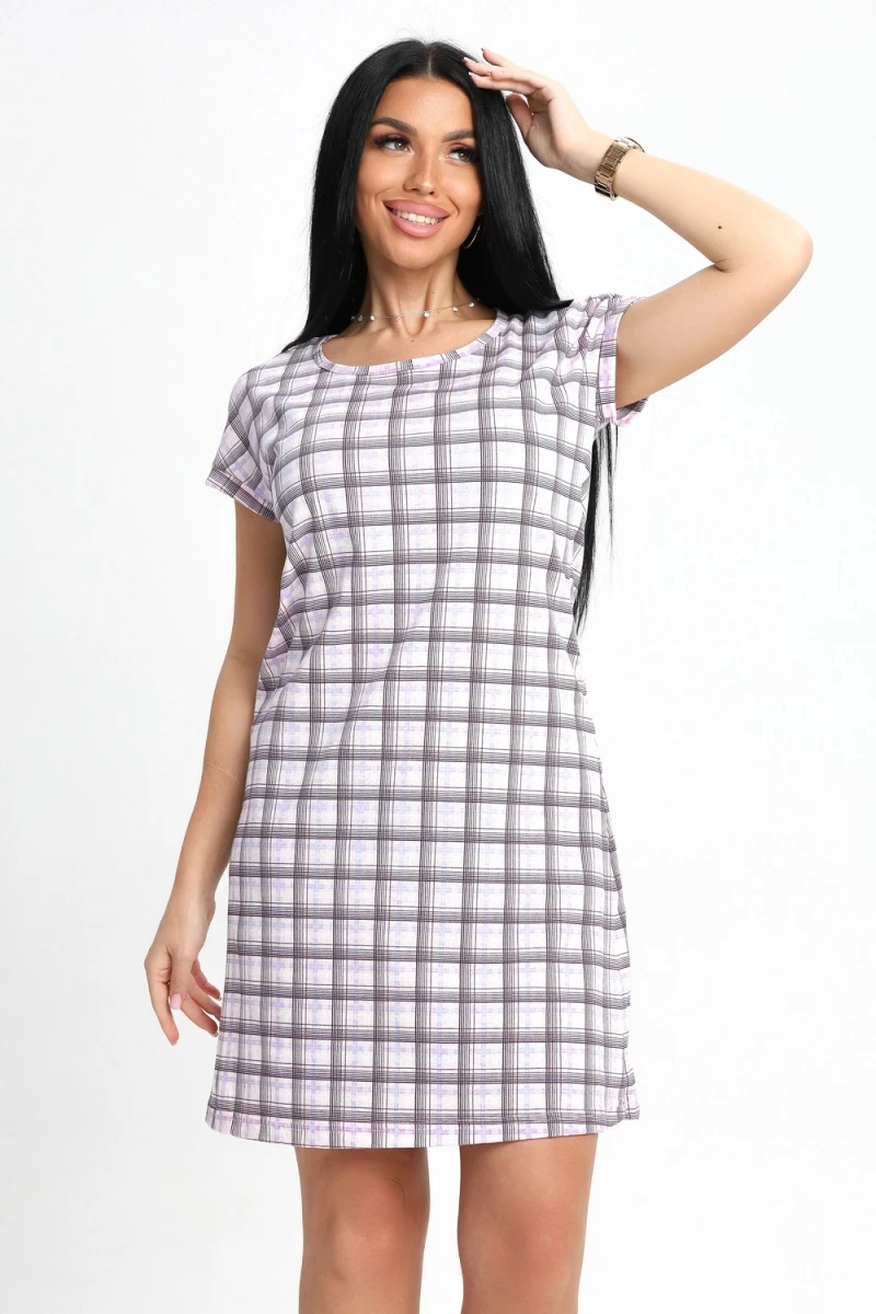 Туника 305 (розовая клетка)