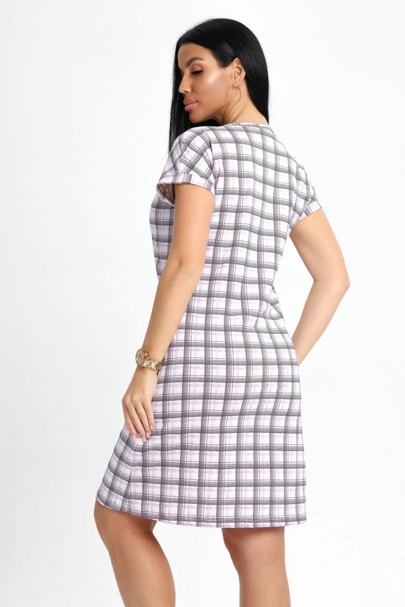 Туника 305 (розовая клетка)