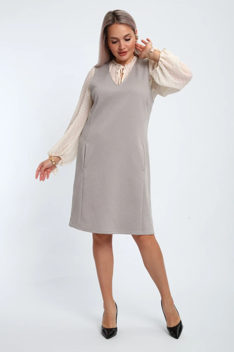 Сарафан 32739 (светло-серый)