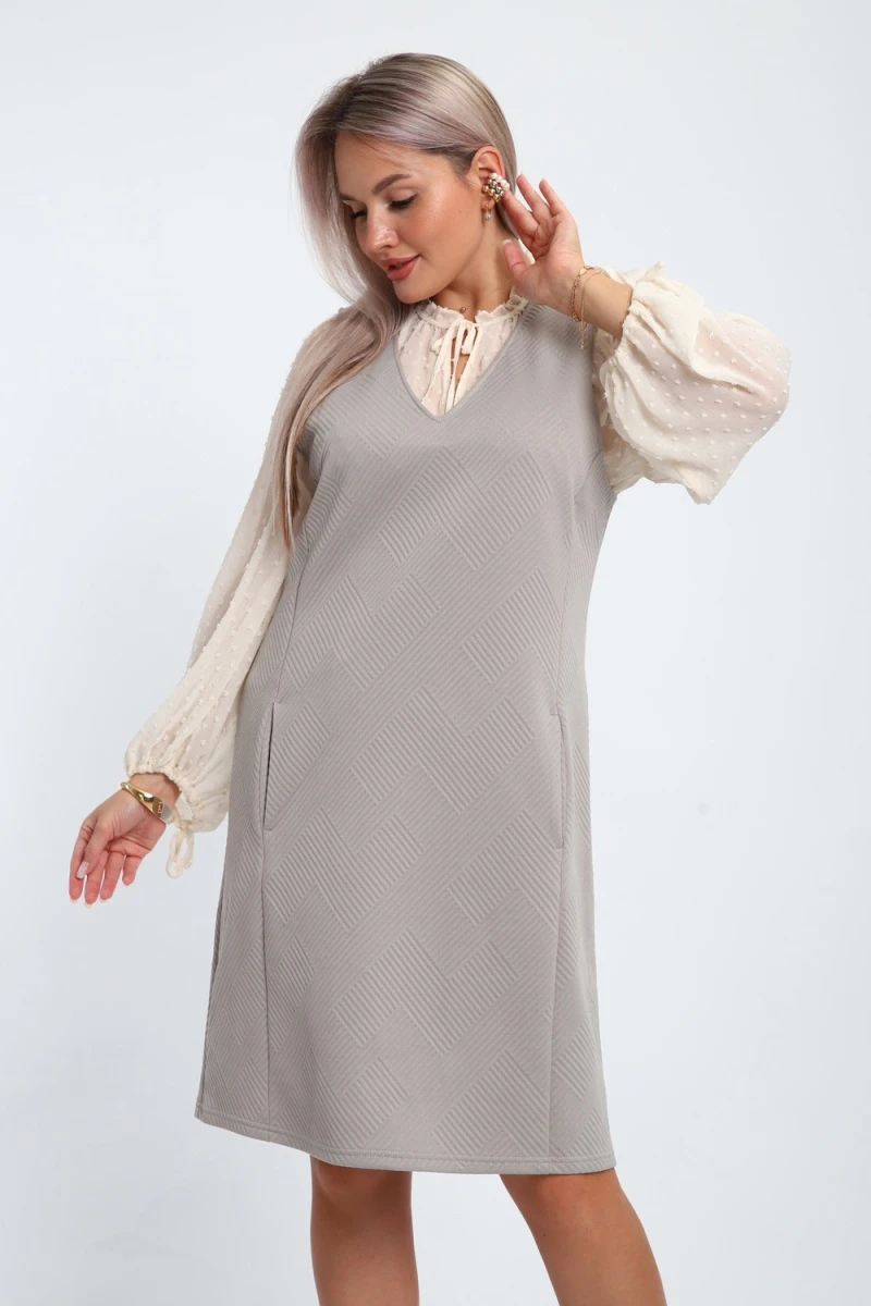 Сарафан 32739 (светло-серый)