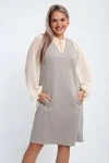 Сарафан 32739 (светло-серый)