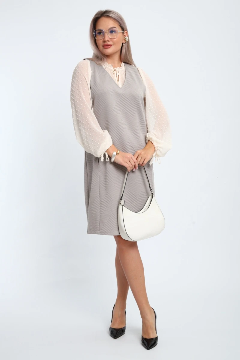 Сарафан 32739 (светло-серый)