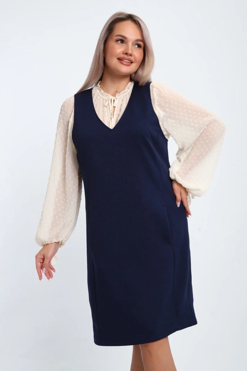 Сарафан 32739 (темно-синий)