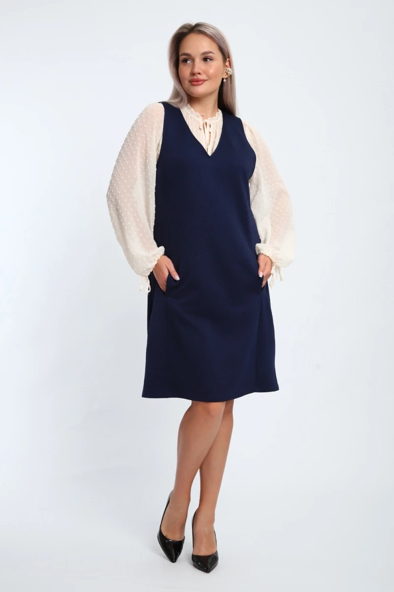 Сарафан 32739 (темно-синий)