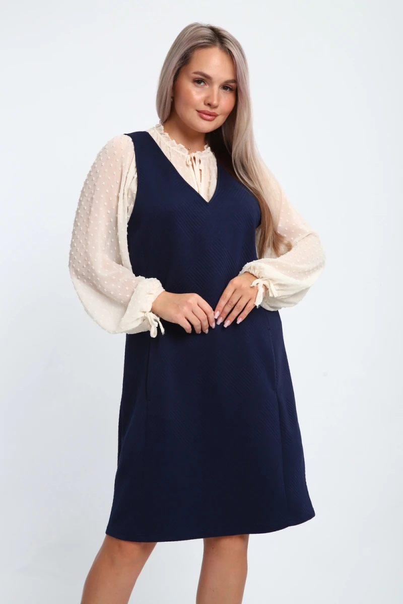 Сарафан 32739 (темно-синий)