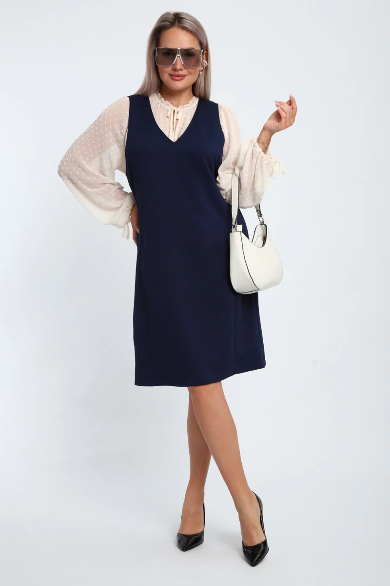 Сарафан 32739 (темно-синий)