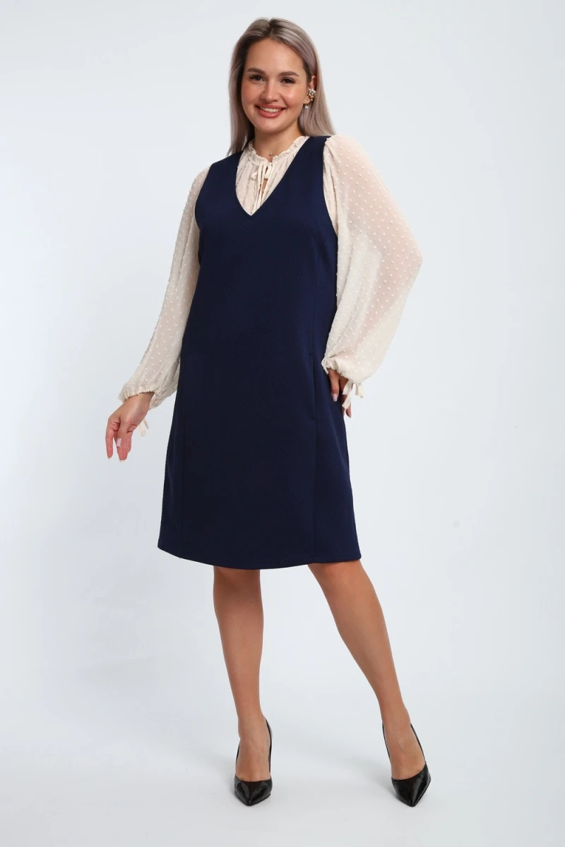 Сарафан 32739 (темно-синий)