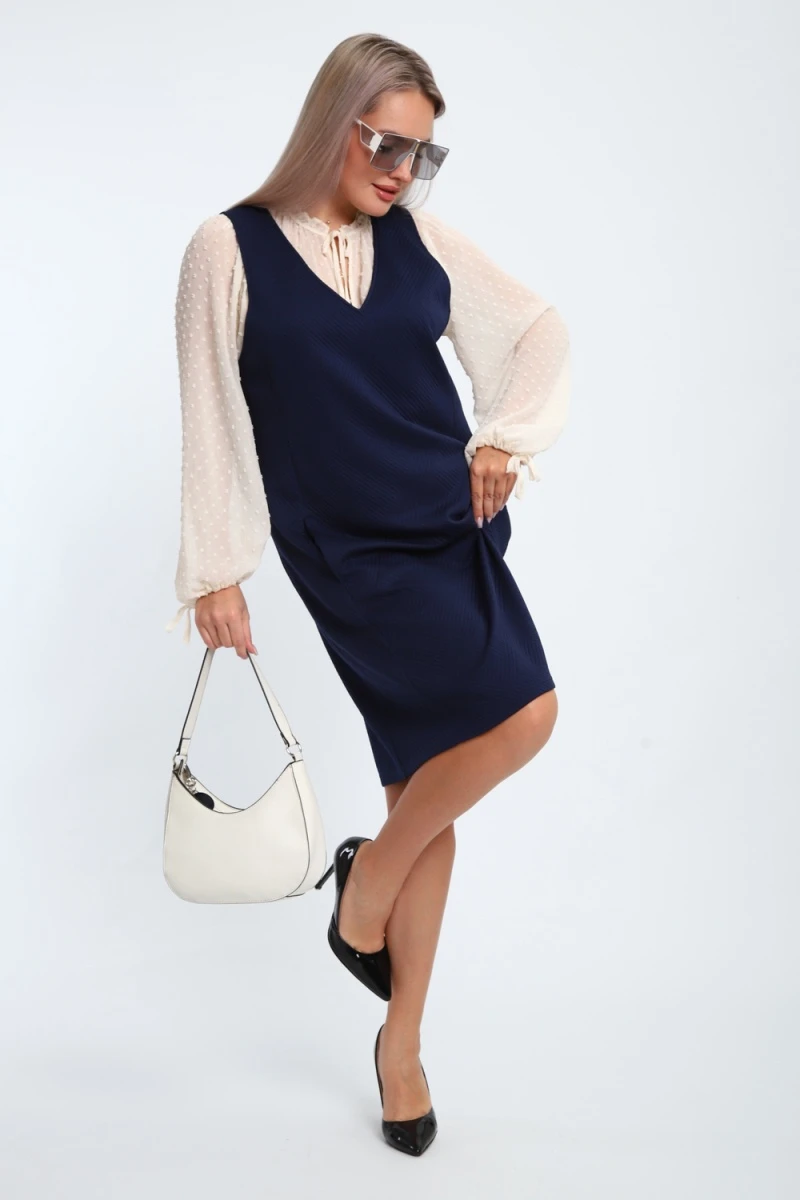 Сарафан 32739 (темно-синий)