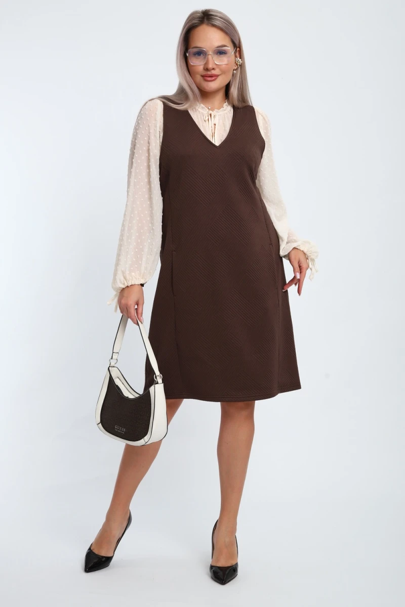 Сарафан 32739 (шоколад)