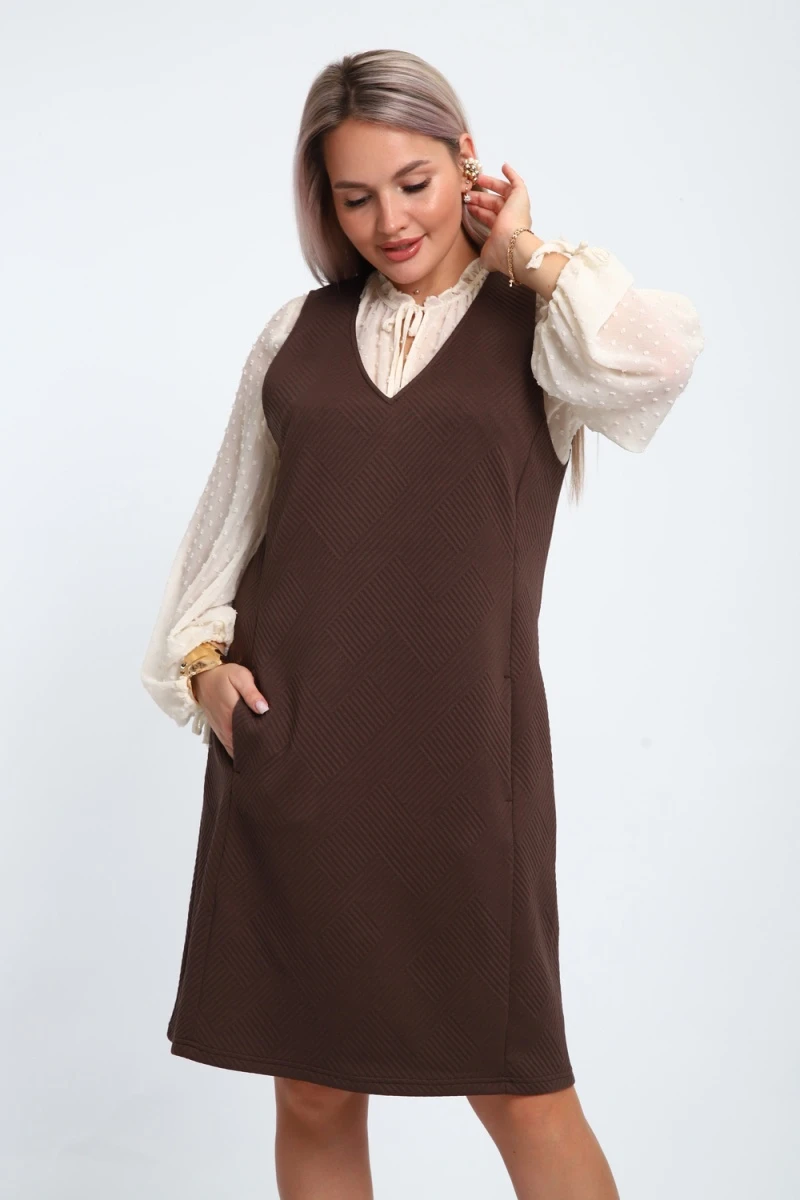 Сарафан 32739 (шоколад)