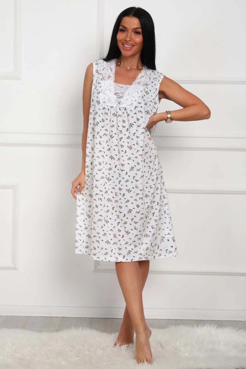 Сорочка 29529 (листья зеленые)