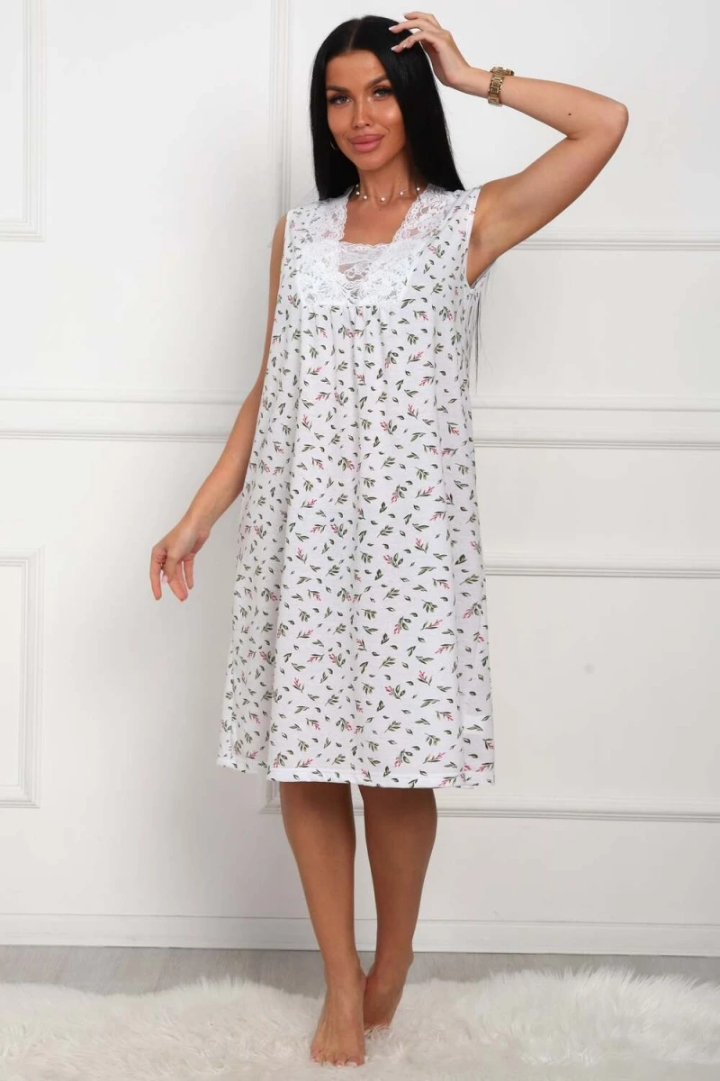 Сорочка 29529 (листья зеленые)